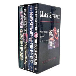 Mary Stewart Queen of Suspense Box Set Of 4 Novels 1958 66 90 91 Fawcett Crest